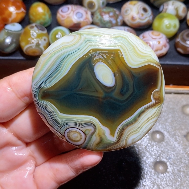 未镶嵌玛瑙/玉髓珠宝半成品167