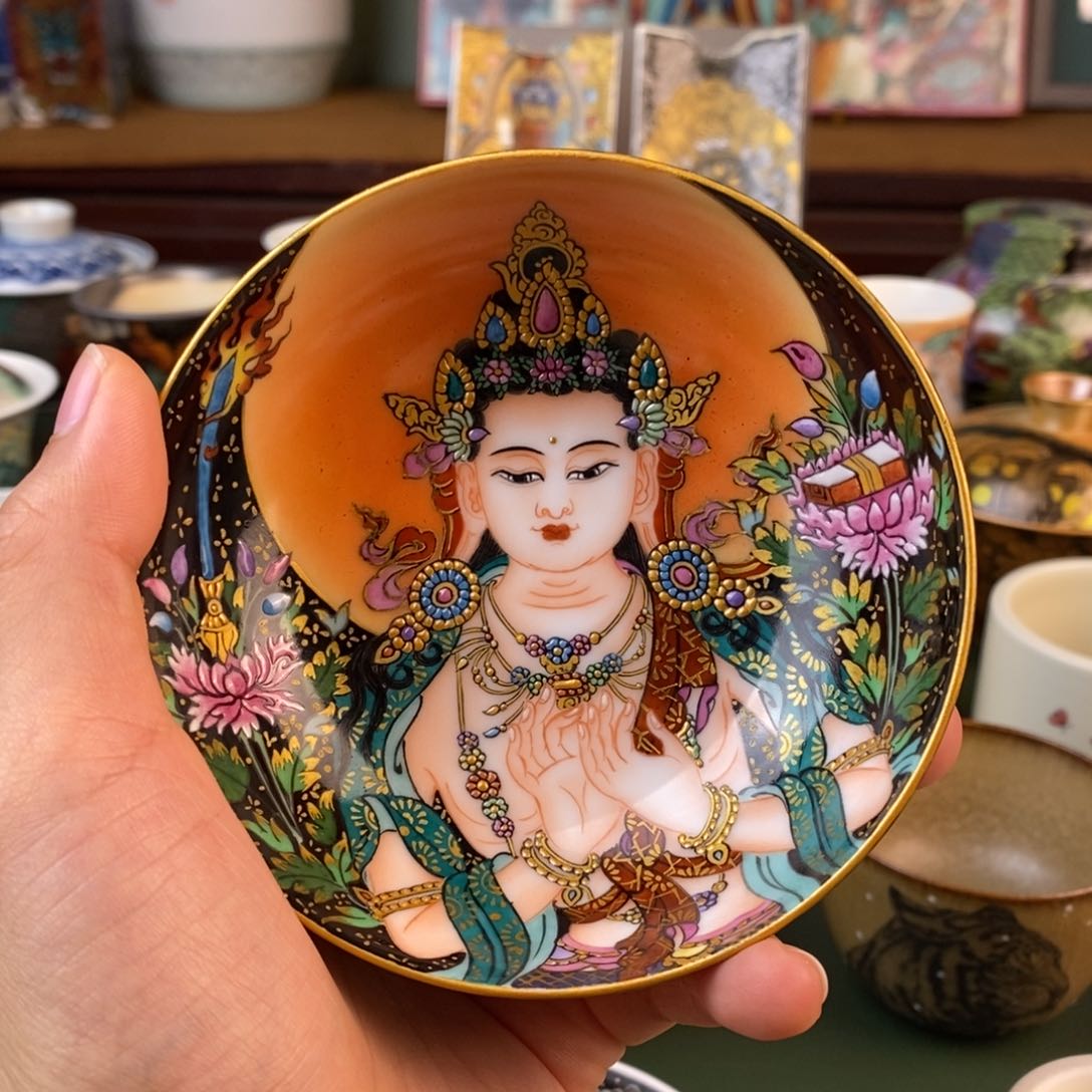 纯手工手绘陶瓷杯
