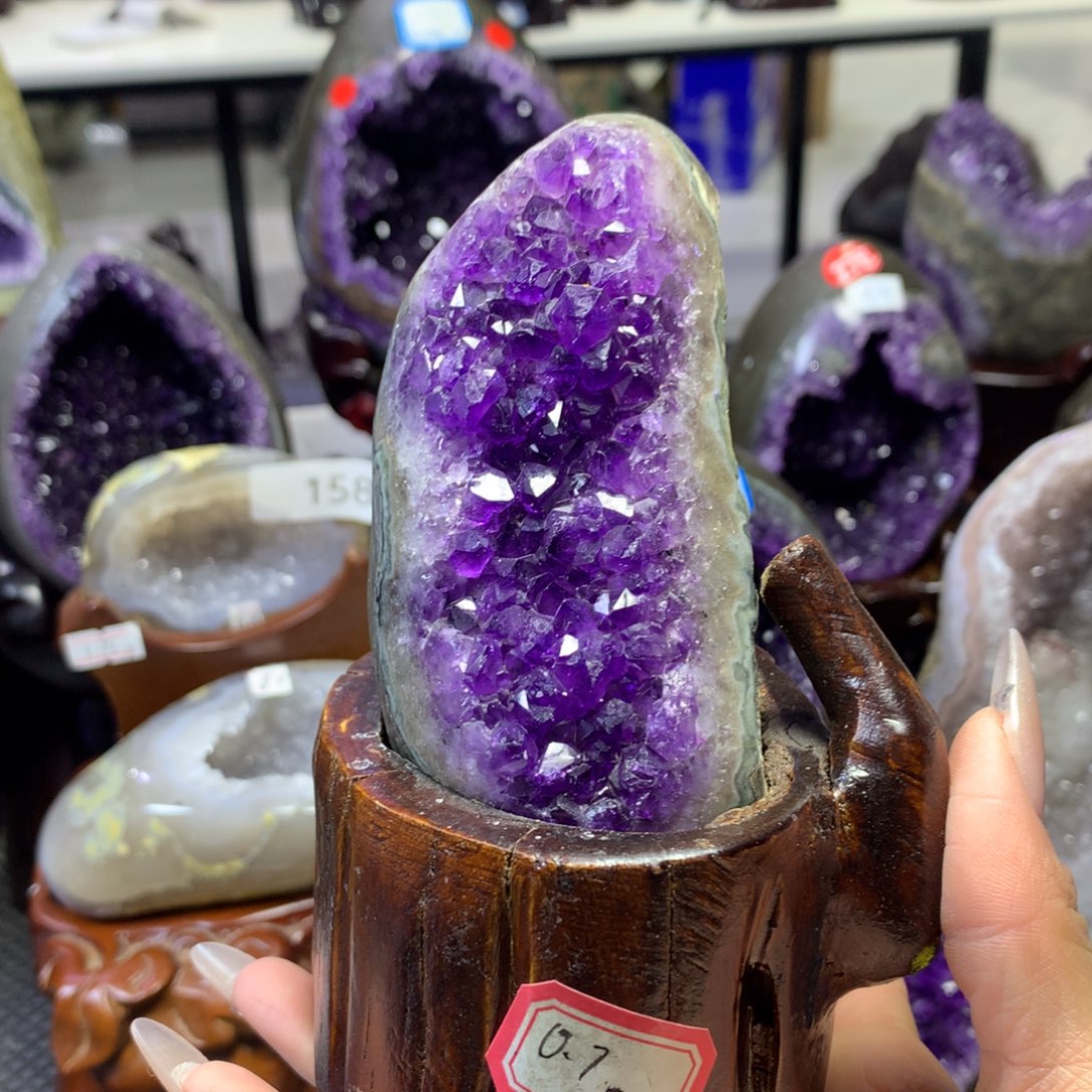 水晶摆件婷未镶嵌