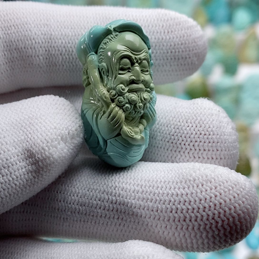 绿松石绿松石未镶嵌绿松石