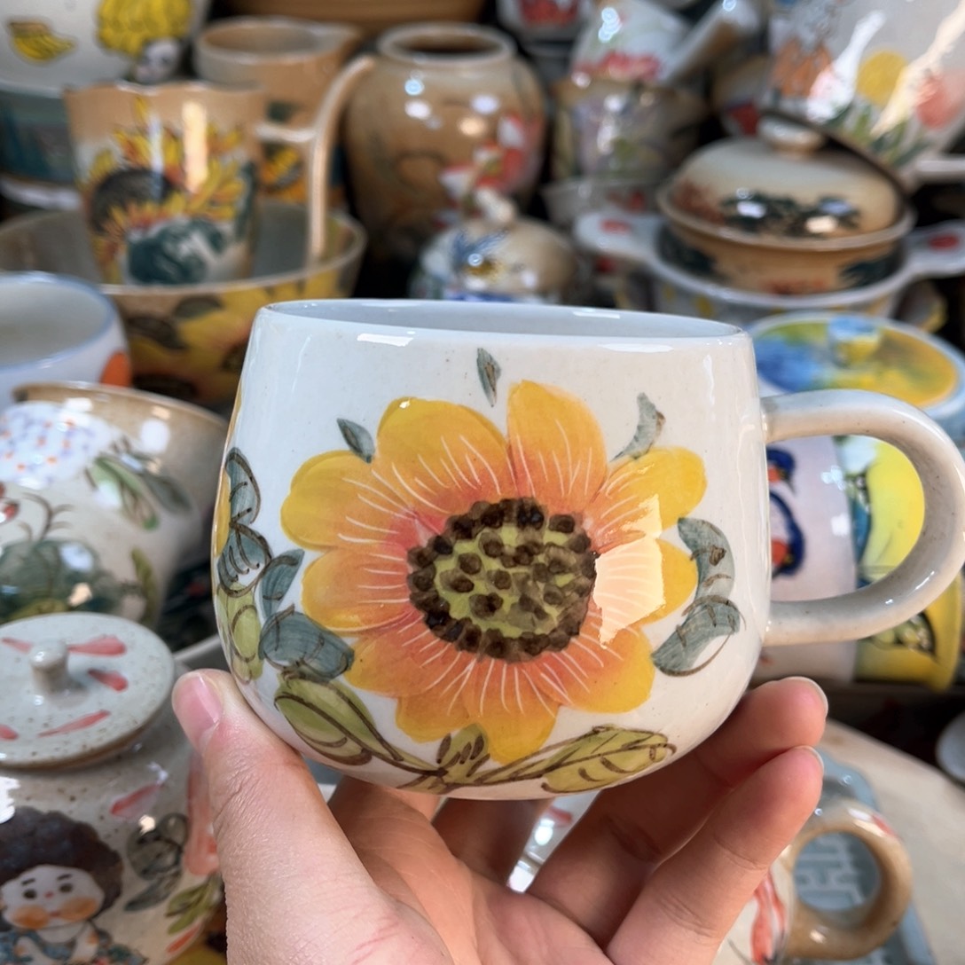 景德镇手工手绘杯