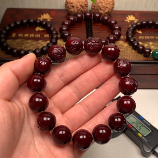 橄榄核手串/手链心*猴头