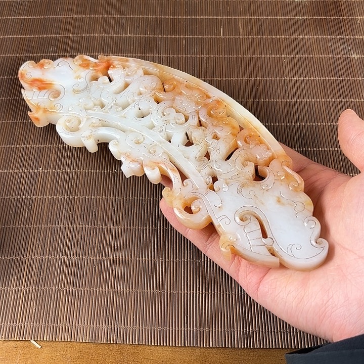 上***水和田玉未镶嵌挂件
