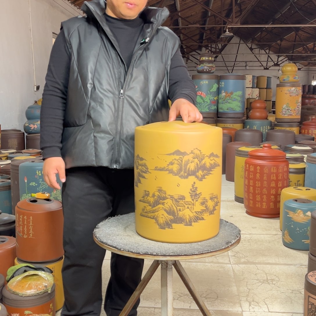 紫砂茶叶罐茶叶罐