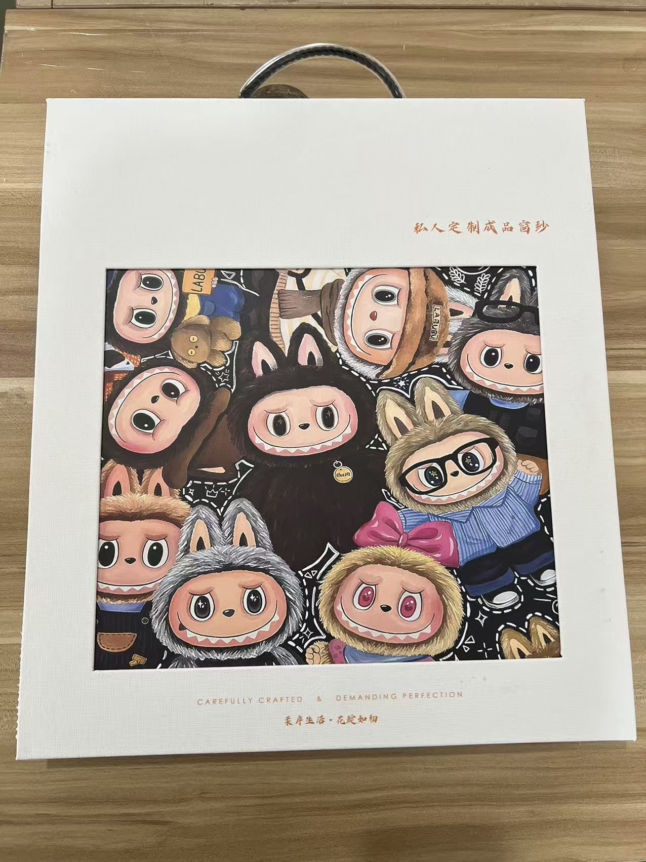 精装定制样册寄样链接  双面雪尼尔  高克重