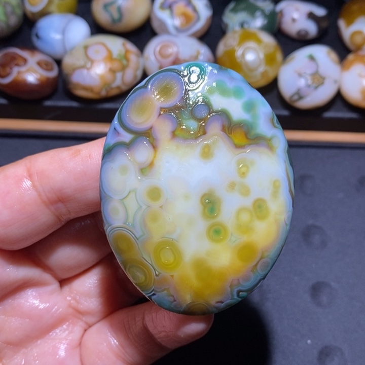 未镶嵌玛瑙/玉髓珠宝半成品17