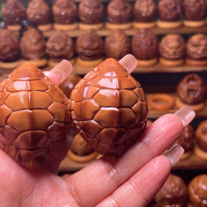 橄榄核把件超*橄榄雕刻