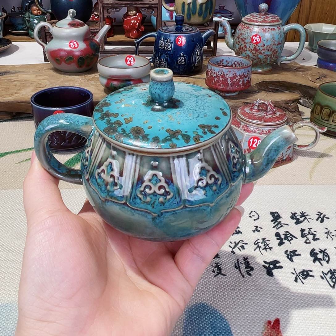 壶禹州钧瓷艺术作品