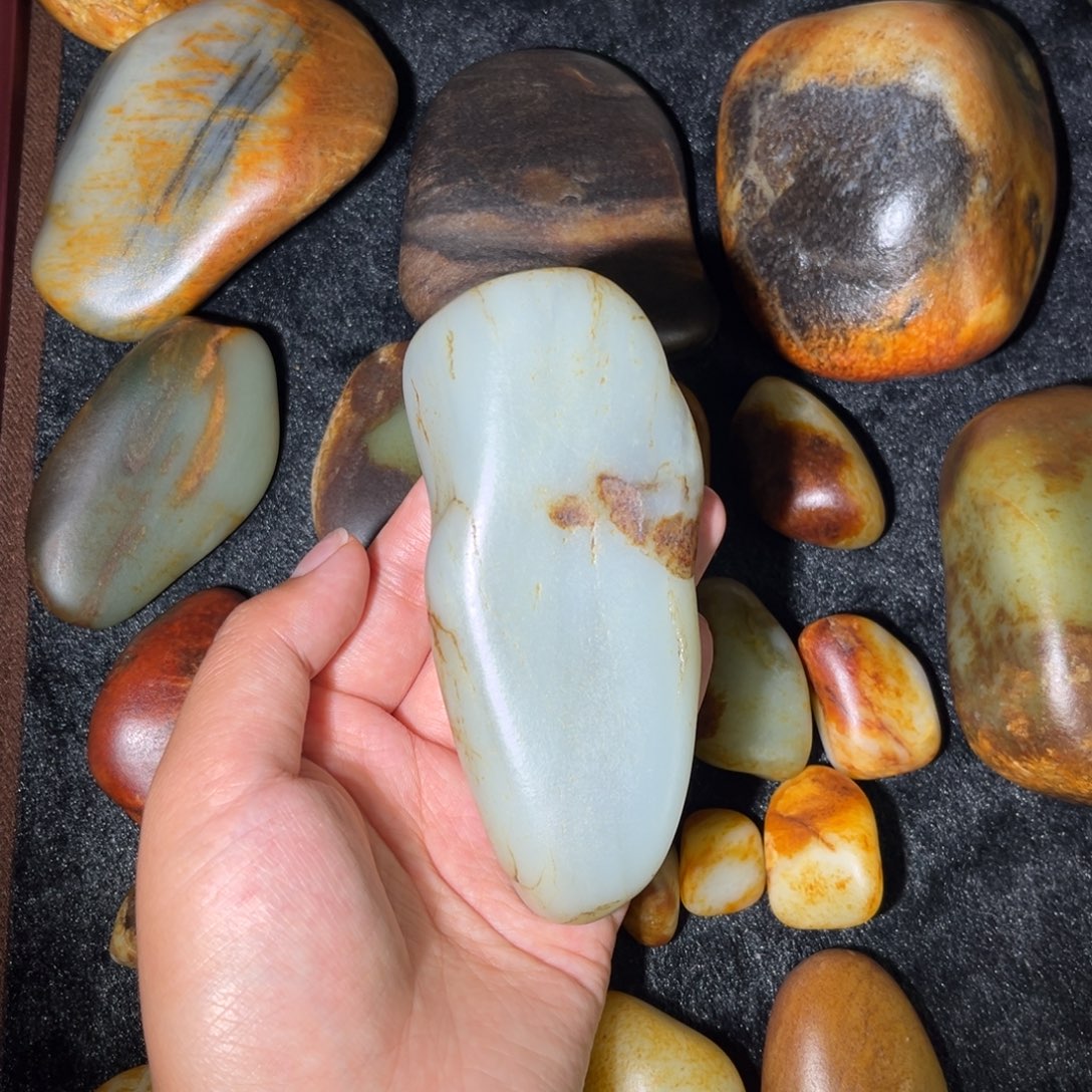 和田玉未镶嵌挂件280.8