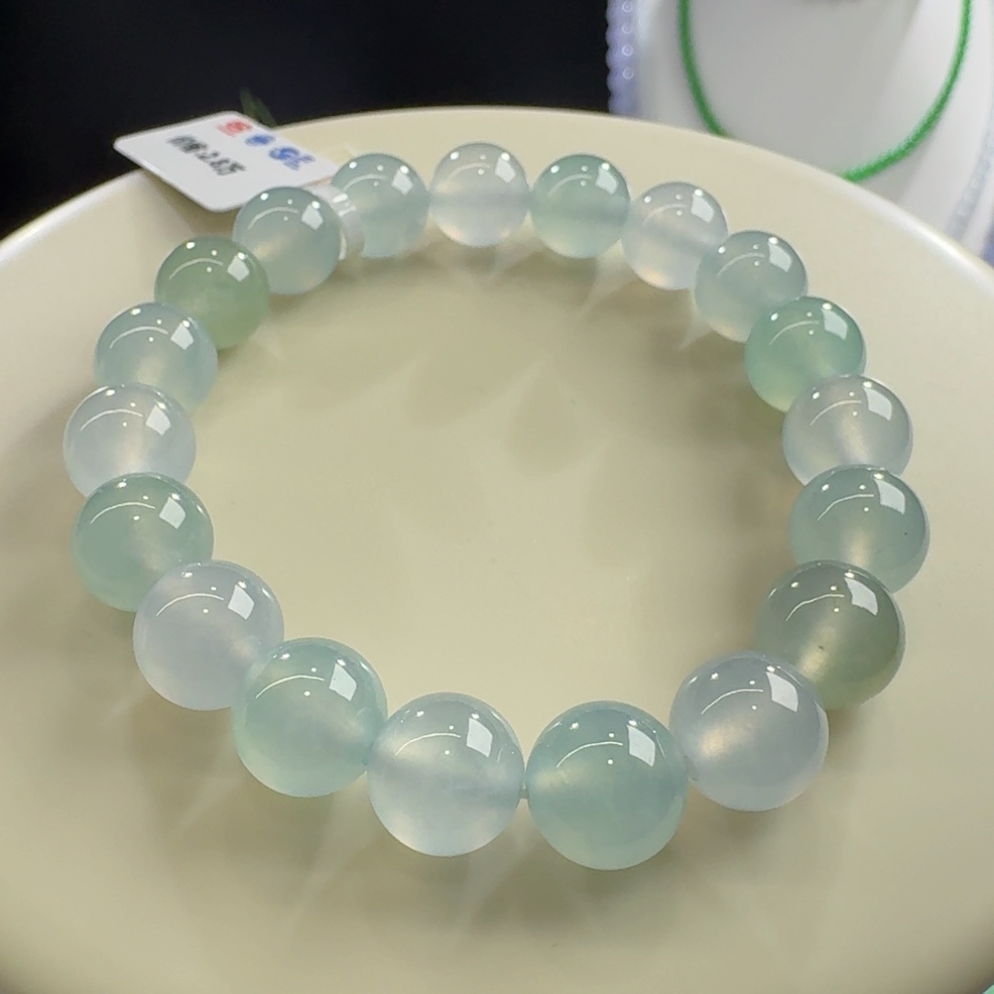 未镶嵌手链翡翠幻彩单圈卡10