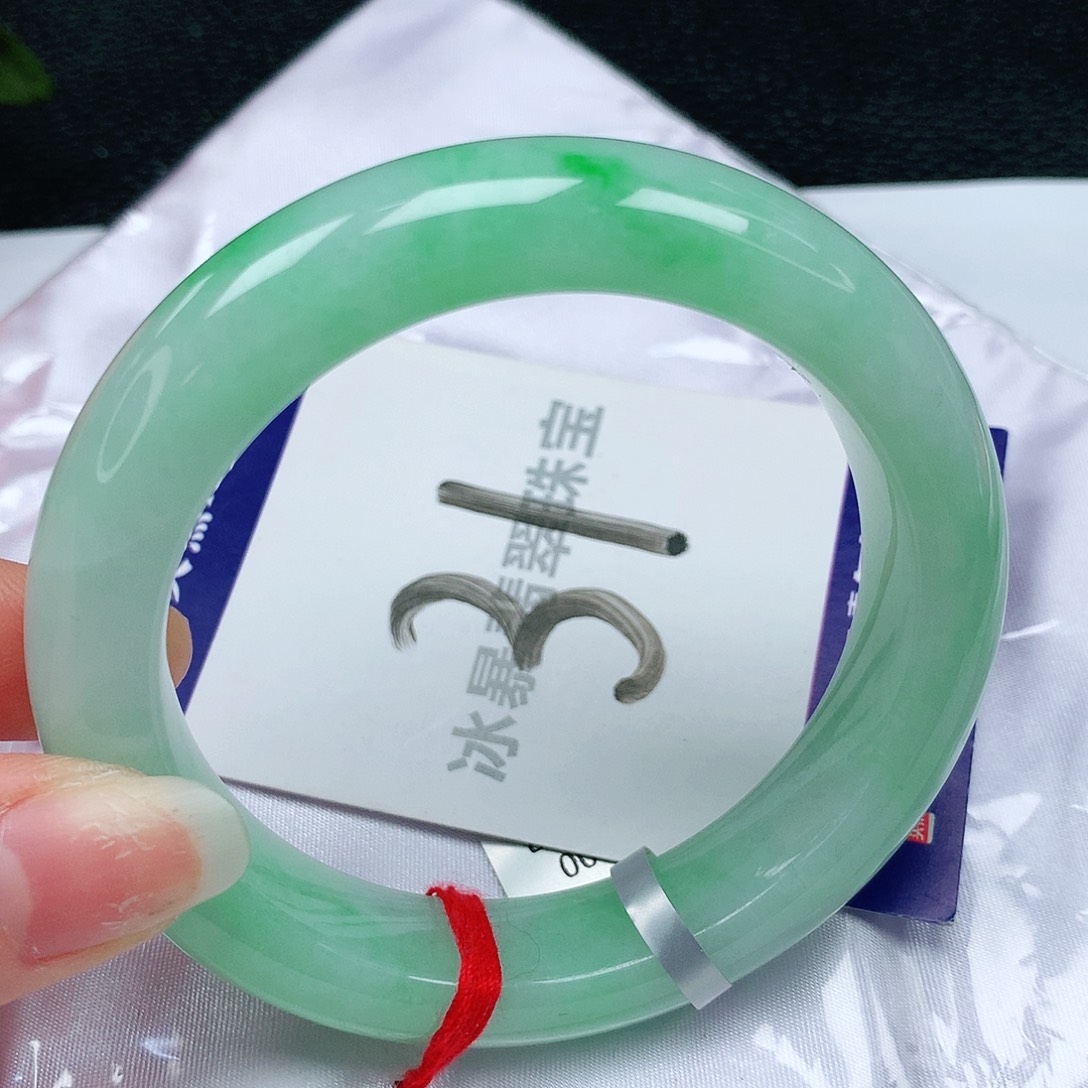 翡翠手镯未镶嵌缅甸天然a货翡翠