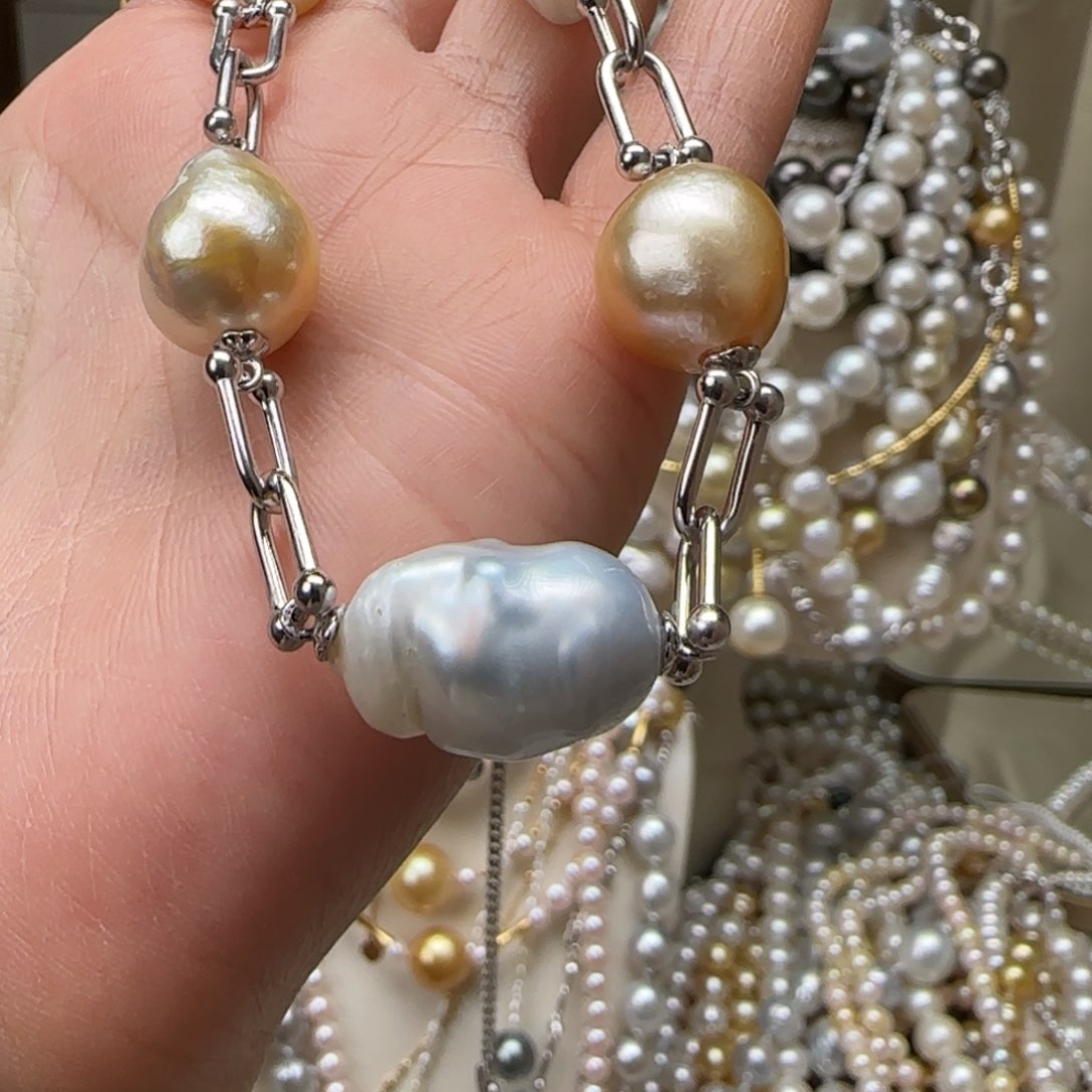 海水珍珠颈饰未镶嵌