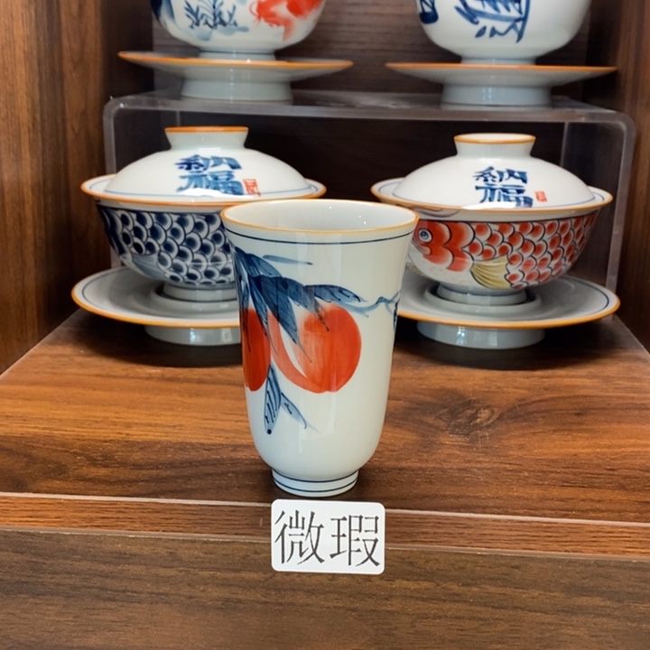 釉下老陶泥手工绘制