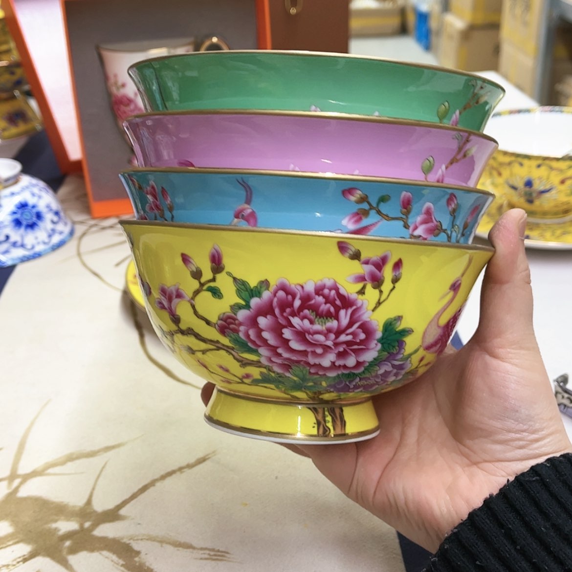 【闪购商品】骨瓷6英寸4混。。。。。