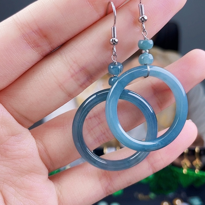 翡翠耳饰未镶嵌饰品