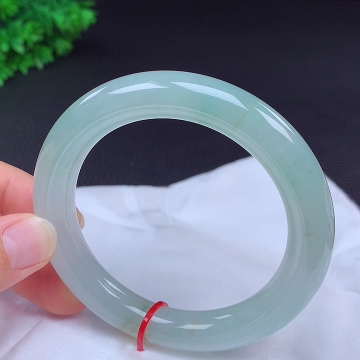 翡翠未镶嵌手镯61圈口681503