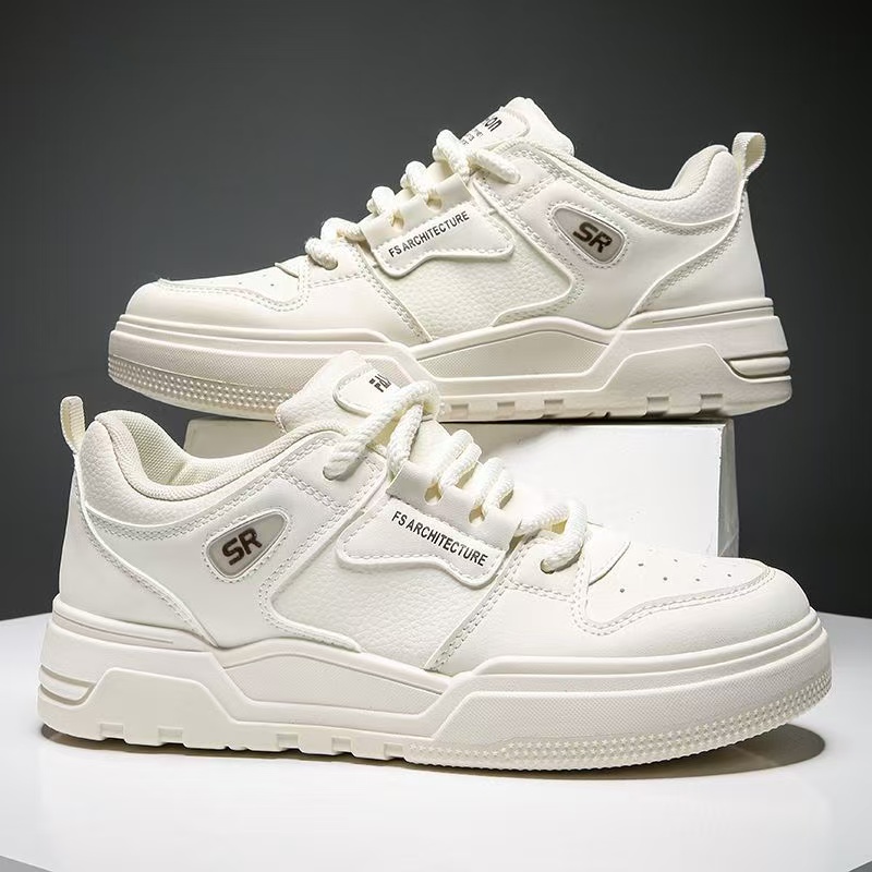 人本潮流时尚情侣休闲板鞋百搭韩版厚底增高运动鞋