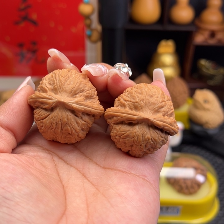 干***了文玩核桃吊坠乾隆磨