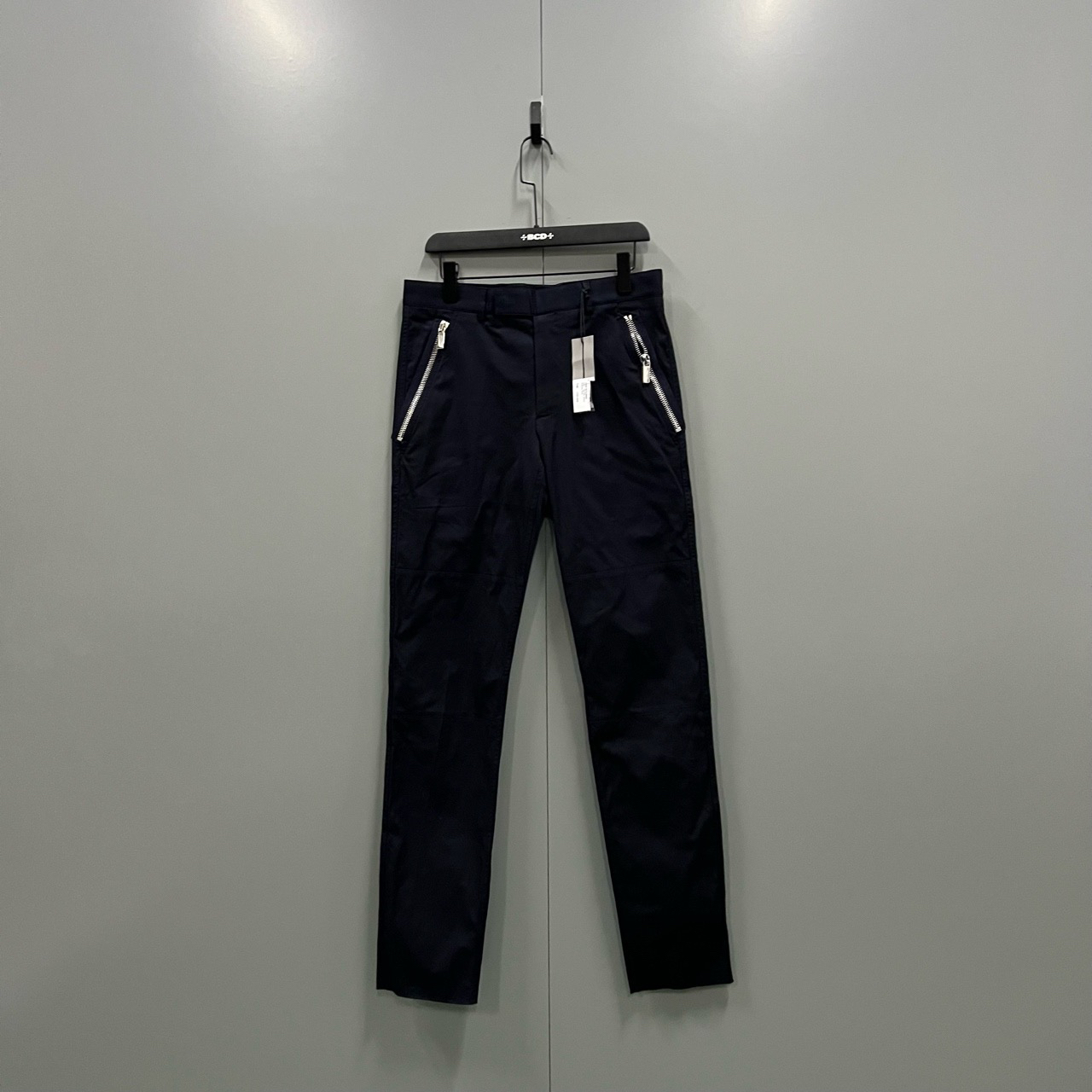 Dior 迪奥 藏青色拉链长裤 46码/全新/13000/bc008796