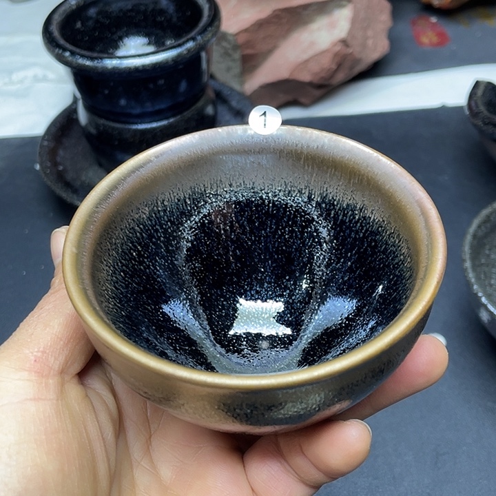 茶盏落灰烧建盏束口1