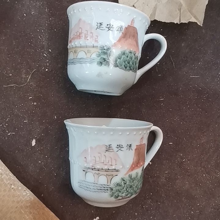 摆件，烧制问题都是正常的18号手绘