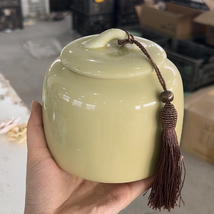 龙泉云间青瓷小米茶器