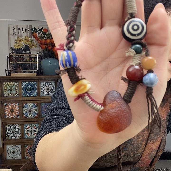 蜜蜡项链未镶嵌项链