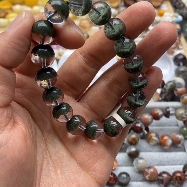 手链未镶嵌水晶绿幽灵