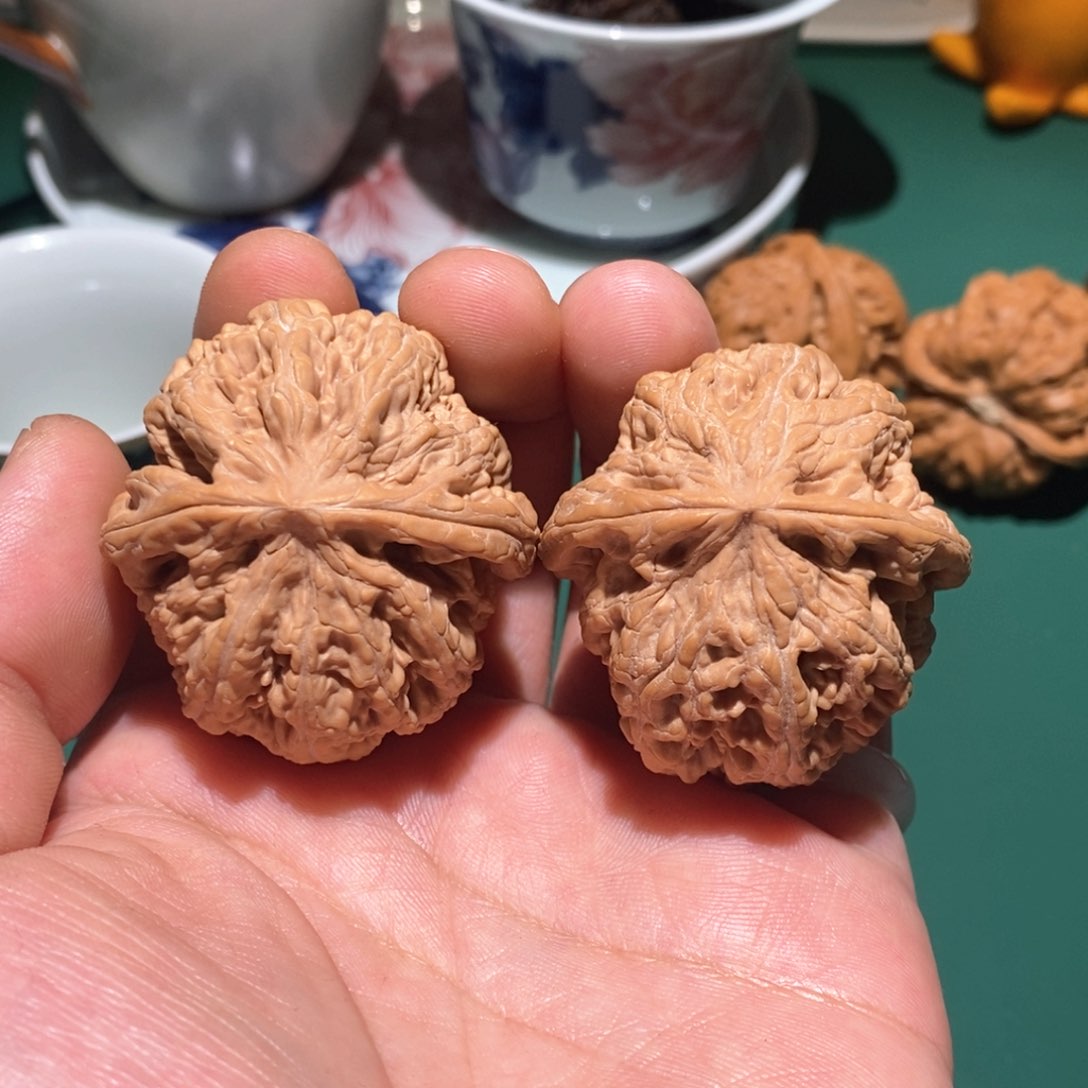 文玩核桃把件41大粗筋全品无修