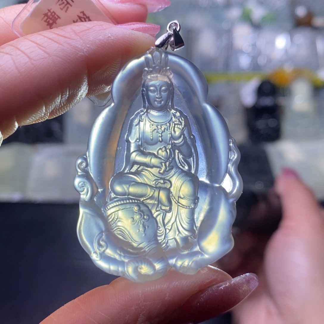 蛇纹石玉颈饰未镶嵌C*Q