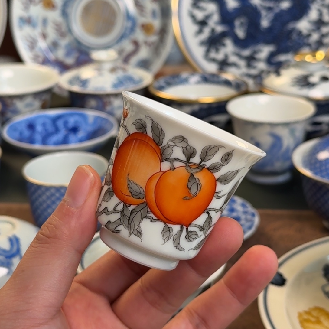 纯手工手绘陶瓷茶具