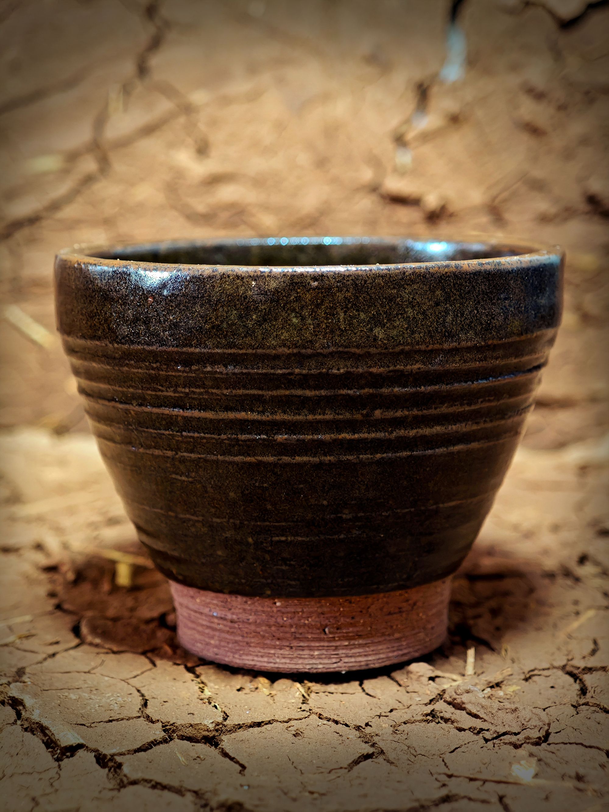 关中李疯子纯手作原矿粗陶茶叶末釉茶杯茶杯主人杯