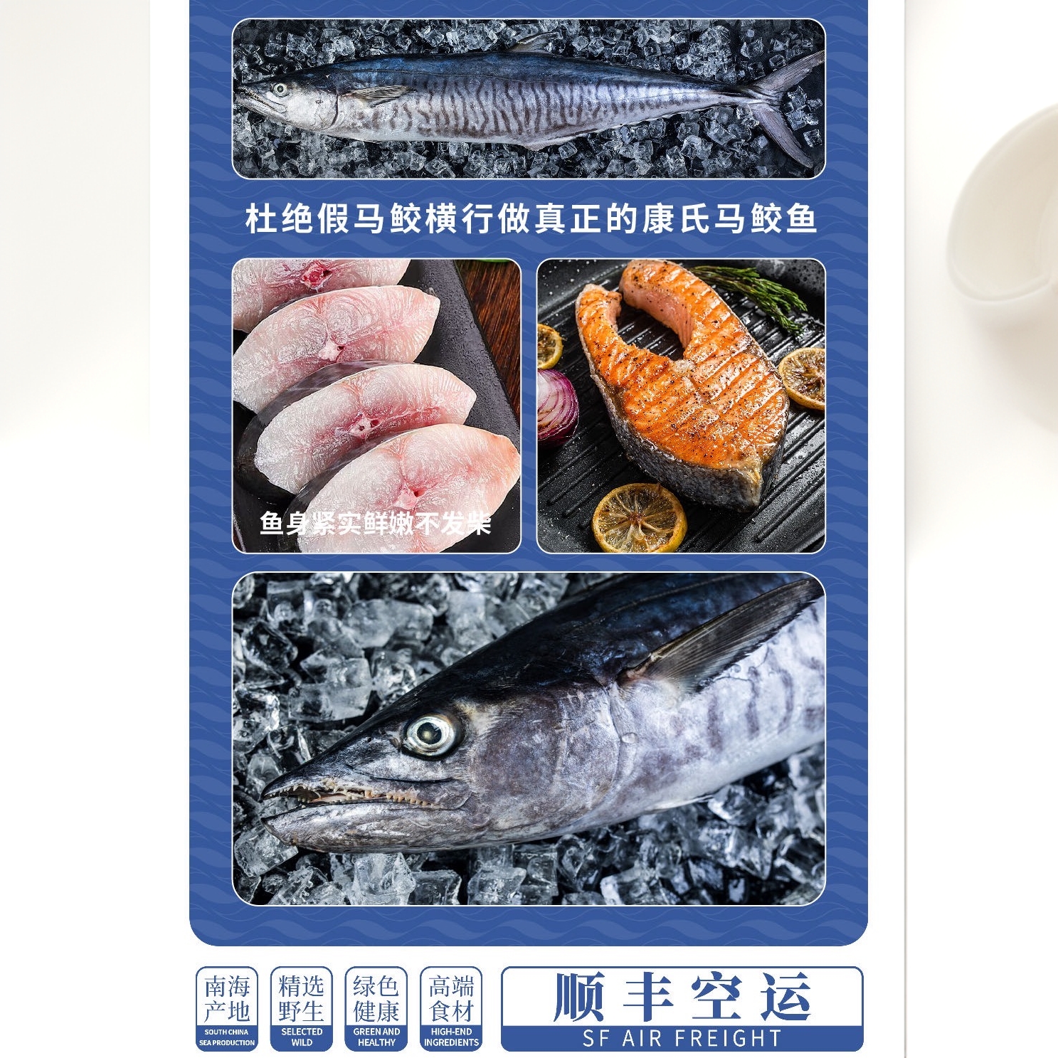 海南海捕康氏马鲛鱼