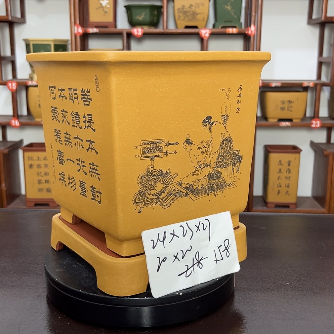 紫砂花盆紫砂花盆