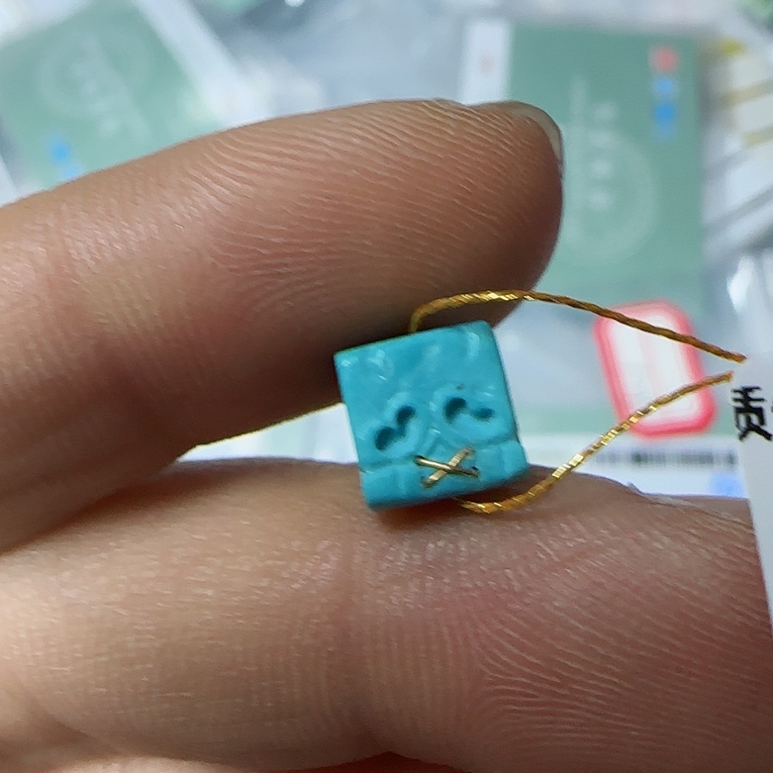 绿松石珠宝半成品未镶嵌