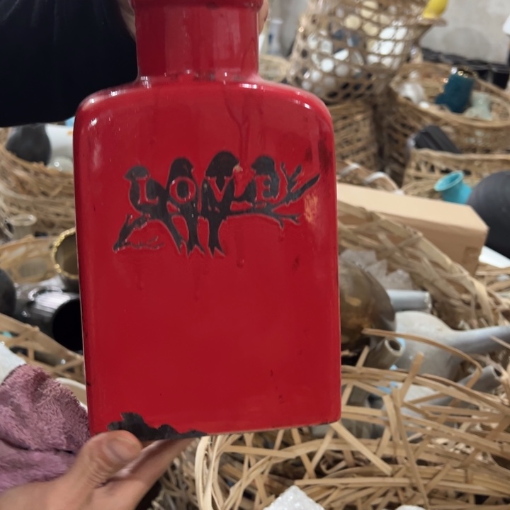 摆件高27口7公分微瑕捡漏做旧款