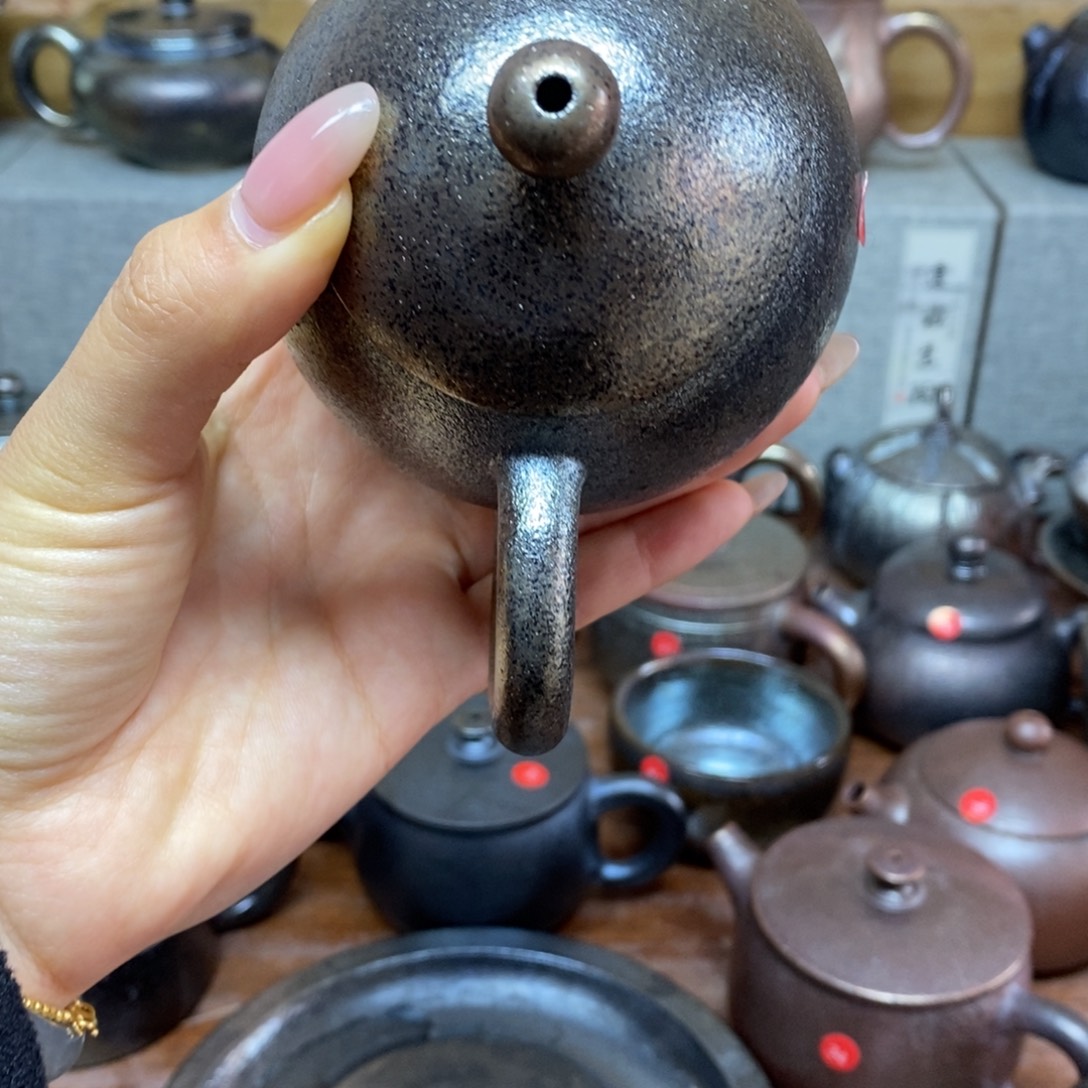 云南建水紫陶柴烧微瑕壶