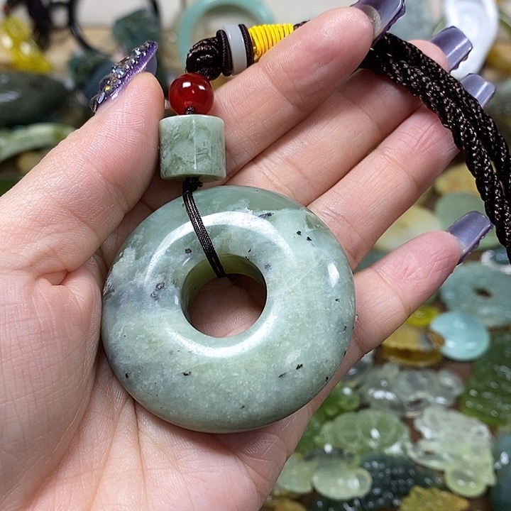 蛇纹石玉手把未镶嵌