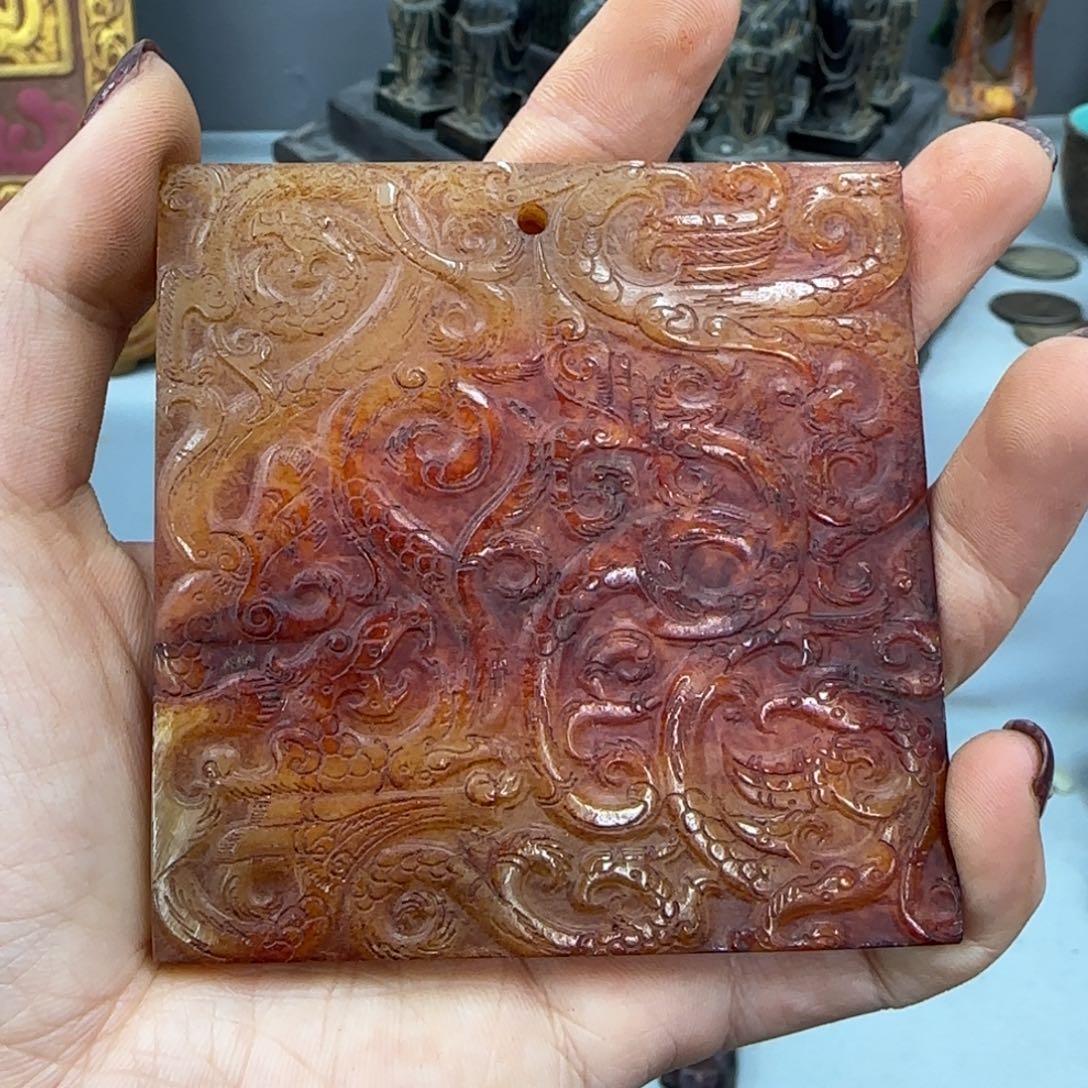 未镶嵌和田玉（糖玉）挂件