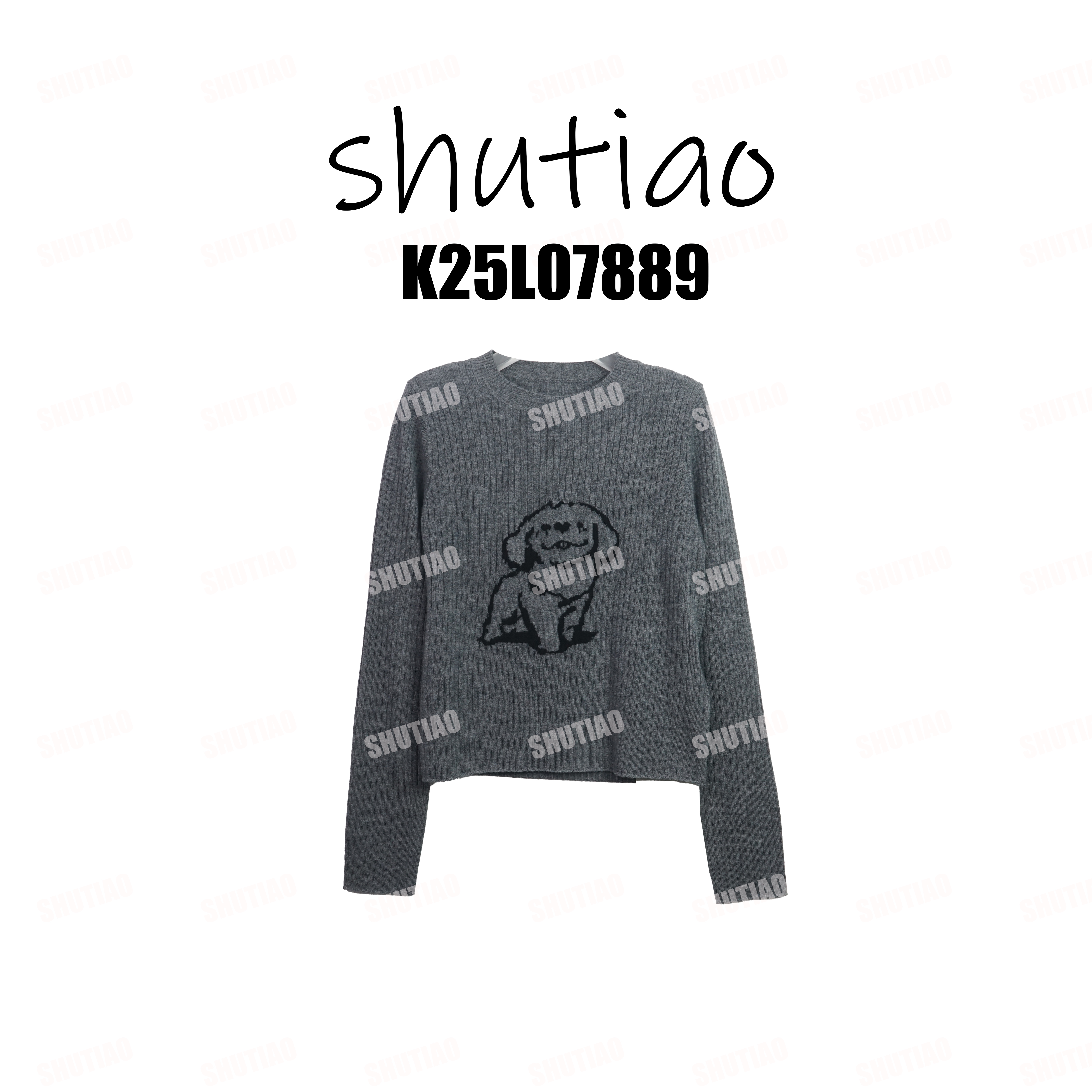 【SHUTIAO】2025冬季：新款小众设计款毛衣K25L07889