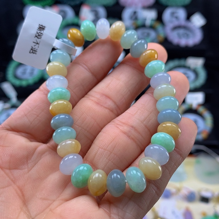 翡翠手链未镶嵌小*翡翠 9.0