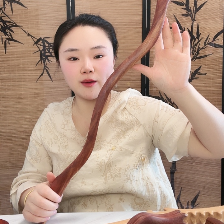 红檀木008擀筋棒二等品