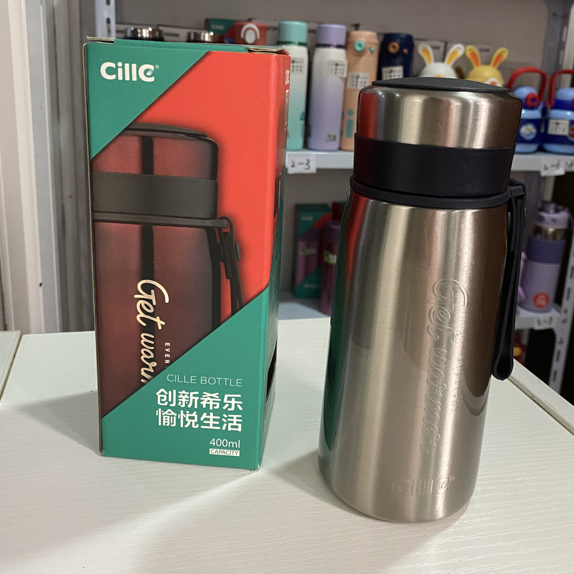 成人保温杯茶漏款400ml 小容量