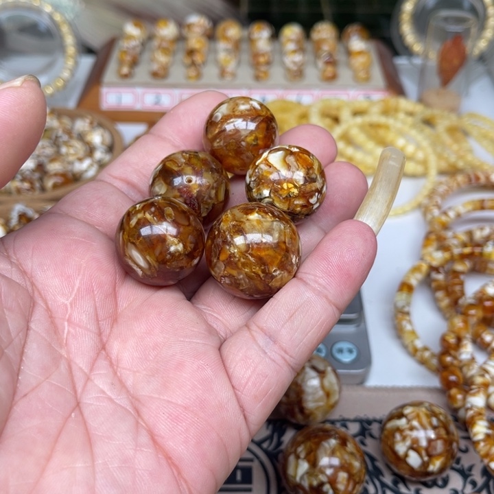 蝉***跃猴头核桃吊坠33号