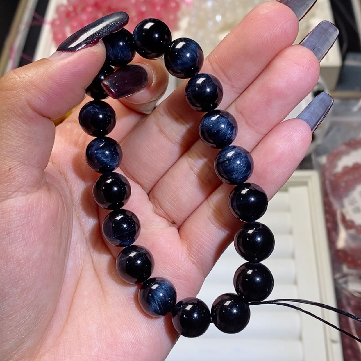 【闪购商品】水晶手链未镶嵌小****?蓝虎11