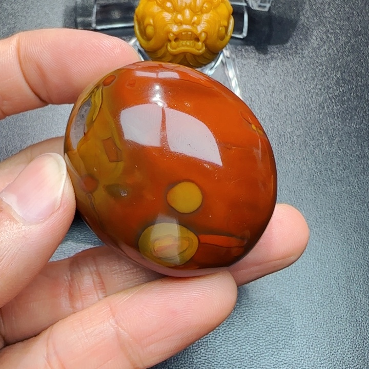 玛瑙/玉髓战国红未镶嵌【****?