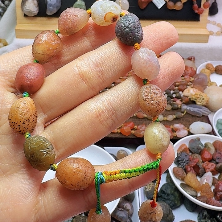 玛瑙/玉髓手链合金