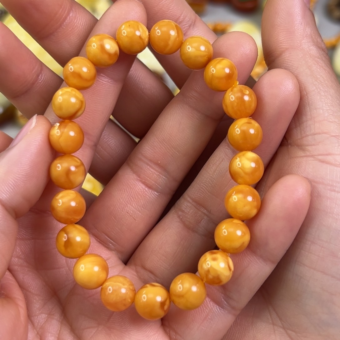 蜜蜡裸石未镶嵌蜜蜡