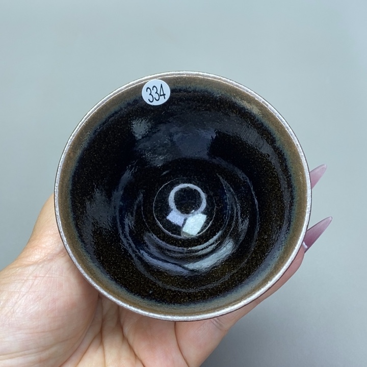 茶盏建窑建盏磨底柴烧主人杯
