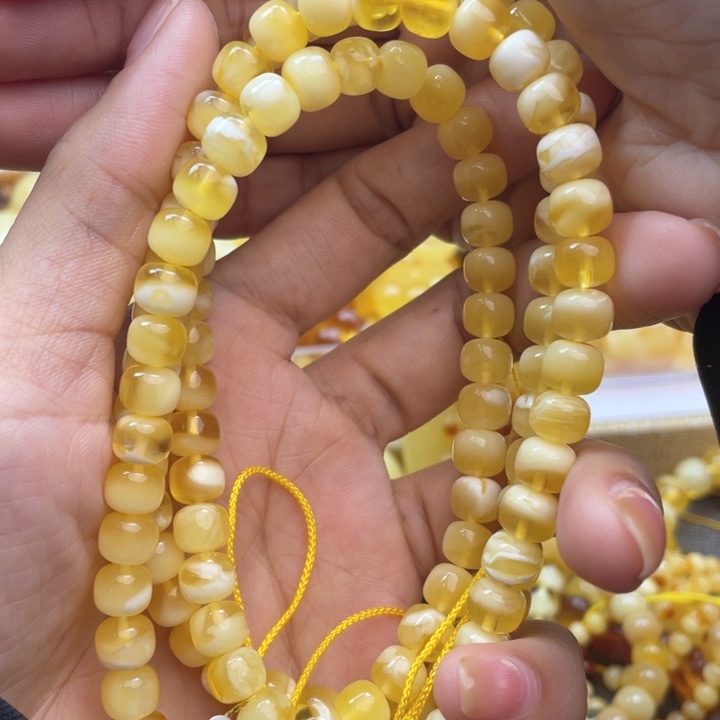蜜蜡珠宝奇石未镶嵌佛珠